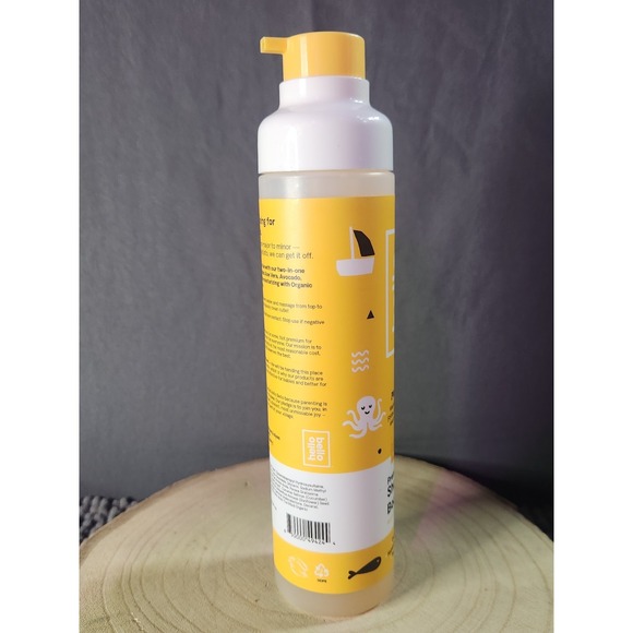 Hello Bello Baby Gentle Shampoo & Body Wash Tear Free Hypoallergenic 10oz~NEW - Picture 6 of 7